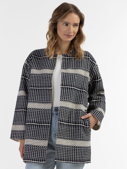 Damen Gewebter Kurzmantel