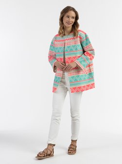 Damen Gewebter Kurzmantel