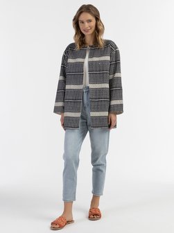 Damen Gewebter Kurzmantel