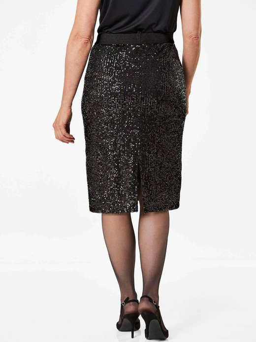 Damen Glitzerrock