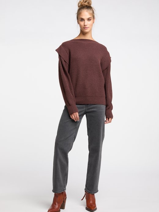 Damen Grobstrick-Pullover