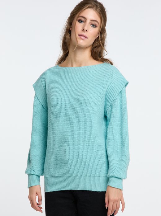 Damen Grobstrick-Pullover