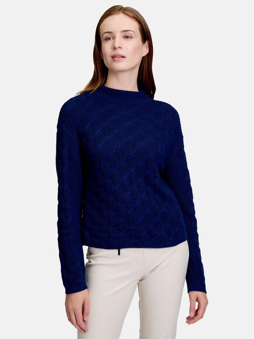 Damen Grobstrick-Pullover