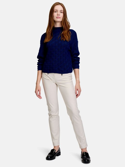 Damen Grobstrick-Pullover