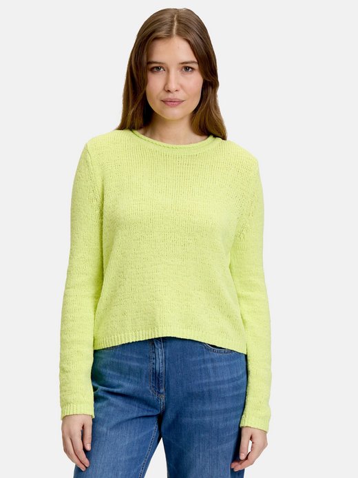 Damen Grobstrick-Pullover