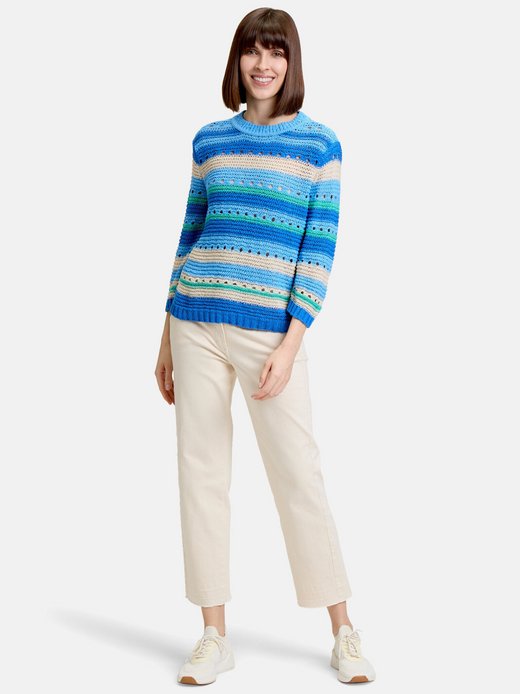 Damen Grobstrick-Pullover