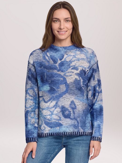 Damen Grobstrick-Pullover