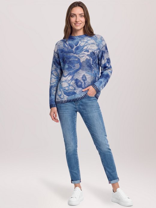Damen Grobstrick-Pullover