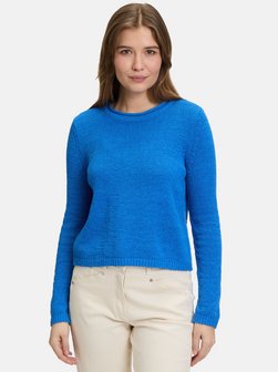 Artikelbild Damen Grobstrick-Pullover von Betty Barclay in blau uni