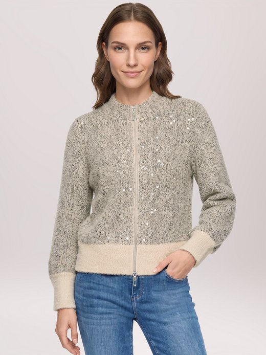 Damen Grobstrickjacke