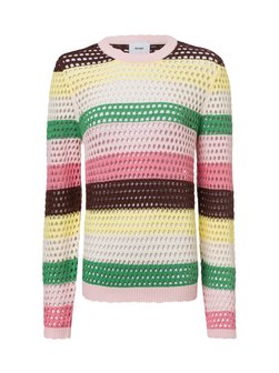 Artikelbild Damen Grobstrickpullover - Numoana von Nümph in mehrfarbig gestreift