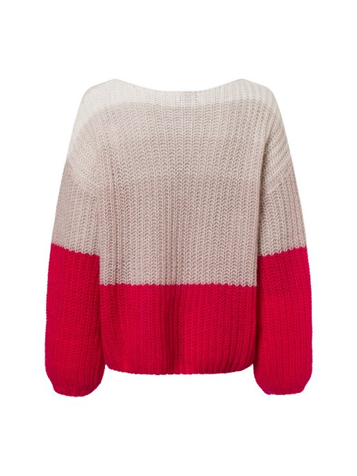 Damen Grobstrickpullover mit Mohairanteil