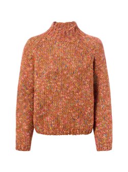 Damen Grobstrickpullover mit Woll- und Mohair-Anteil
