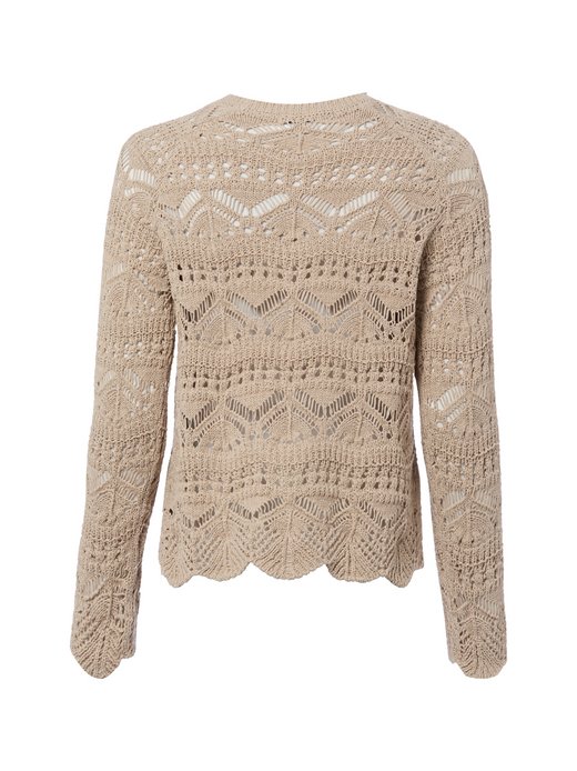 Damen Grobstrickpullover