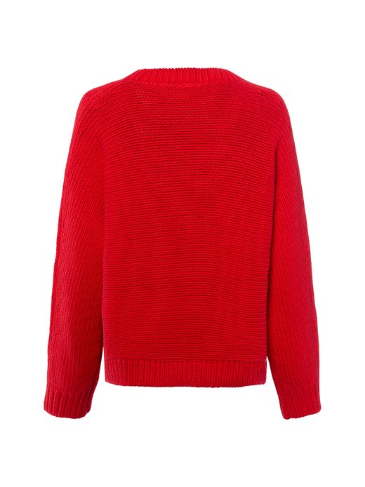 Damen Grobstrickpullover