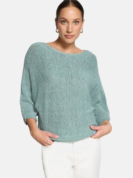 Damen Grobstrickpullover