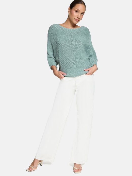 Damen Grobstrickpullover