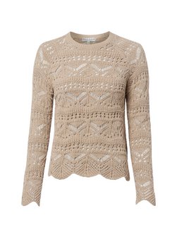 Damen Grobstrickpullover