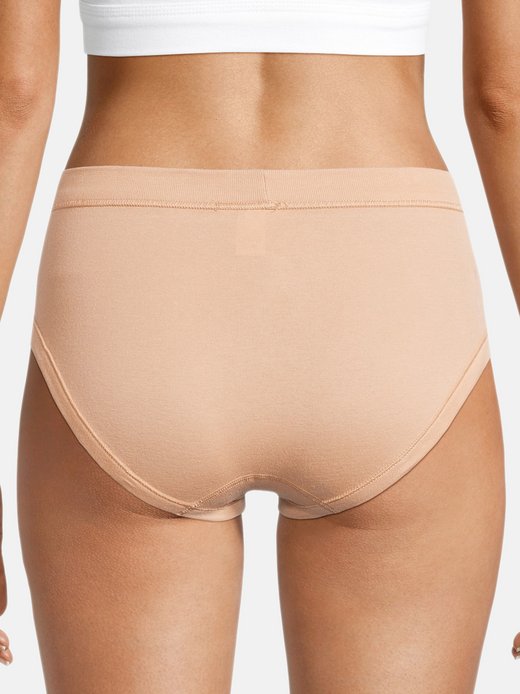 Damen Hüftslip - 3er Pack Feinripp