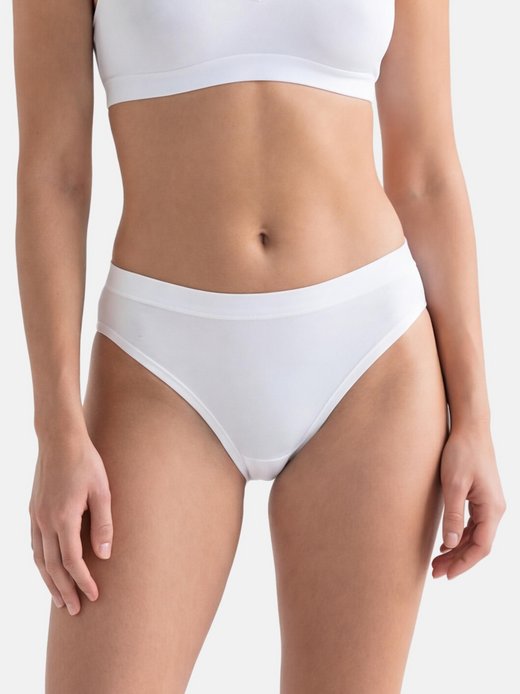 Damen Hüftslip - 6er Pack Feinripp