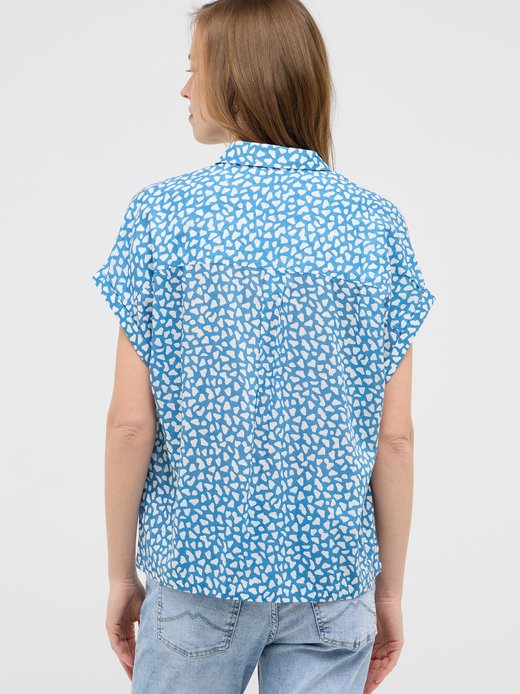 Damen Halbarm-Bluse