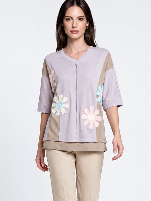 Damen Halbarmshirt