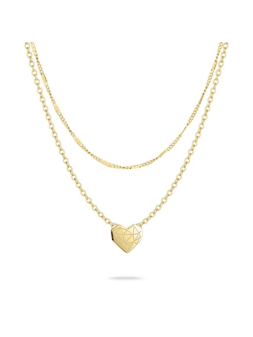 Damen Halskette  -  Broken Heart Layering