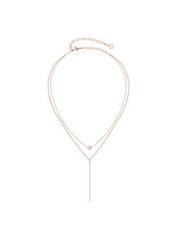 Damen Halskette  -  Chain Bead Mix