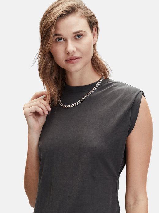 Damen Halskette  -  Chunky Tag