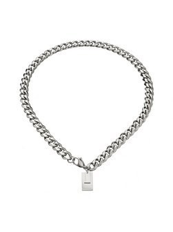 Damen Halskette  -  Chunky Tag