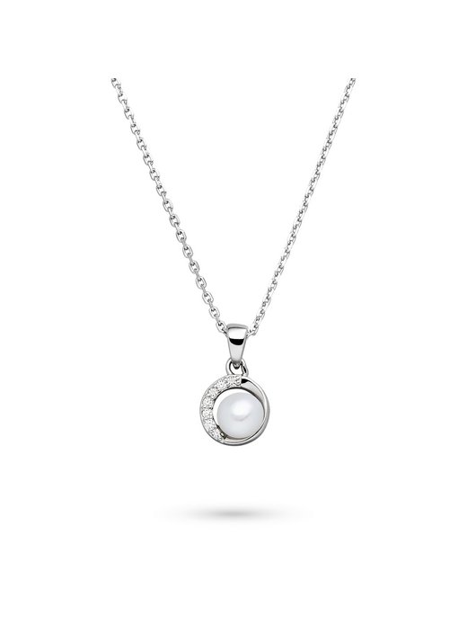 Damen Halskette  -  Classic Pearl