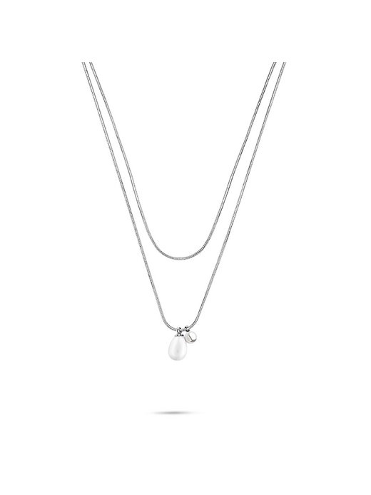 Damen Halskette  -  Classic Pearl