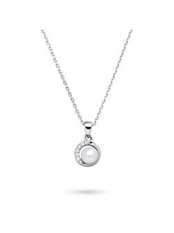 Damen Halskette  -  Classic Pearl