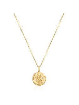 Artikelbild Damen Halskette - Geburtsblume August Mohn von Glanzstücke München in gold uni