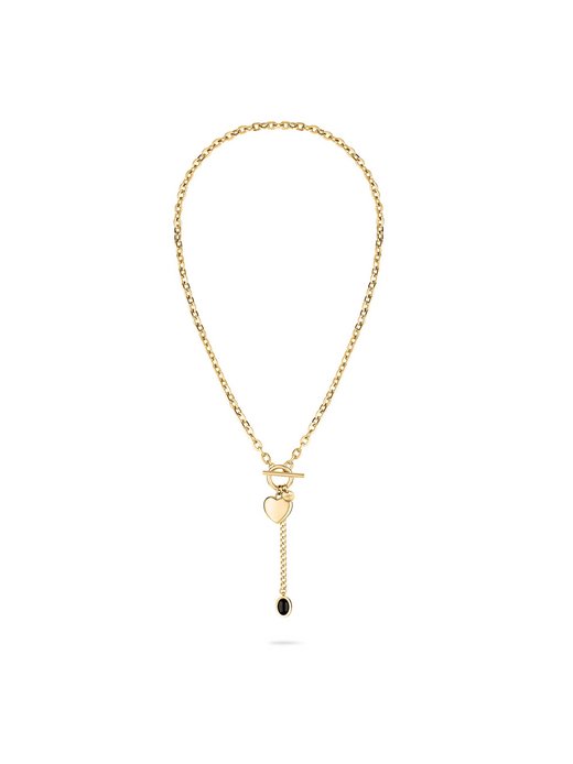 Damen Halskette  -  Heart x Cabochon