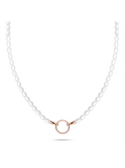 Damen Halskette  -  Pearl Charms