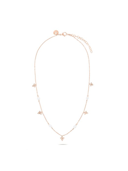 Damen Halskette  -  Pearl Flower