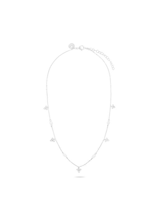 Damen Halskette  -  Pearl Flower