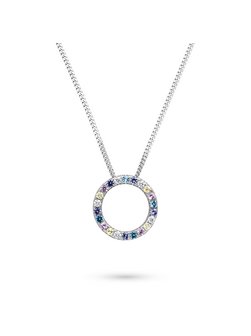 Damen Halskette  -  Rainbow Circle