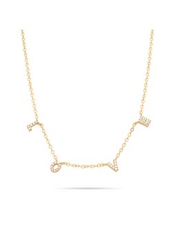 Damen Halskette  -  Silver Love Collection