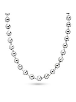 Damen Halskette  -  Steel Beads