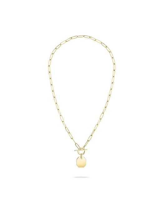 Damen Halskette  -  The T-Bar Plate