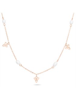 Damen Halsschmuck  -  Pearl Flower