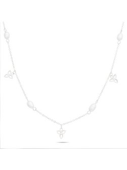 Damen Halsschmuck  -  Pearl Flower