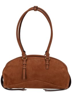 Damen Handtasche - Capri Satchel M Suede