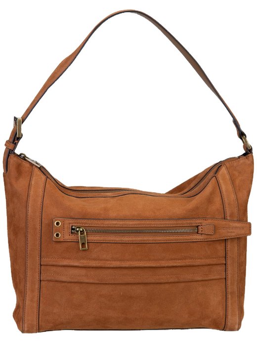 Damen Handtasche - Delia Hobo M Suede