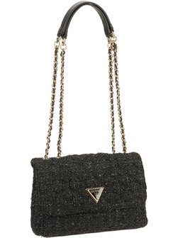 Artikelbild Damen Handtasche - Giully 2 Compartment Conv Flap von GUESS in schwarz uni