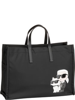 Artikelbild Damen Handtasche - K/Ikonik 2.0 Nylon LG Crossbody Tote von KARL LAGERFELD in schwarz uni