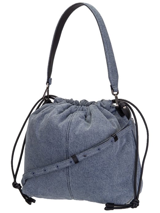 Damen Handtasche - Lya II Hobo M Denim