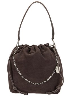 Damen Handtasche - Lya II Hobo M Hydro Suede